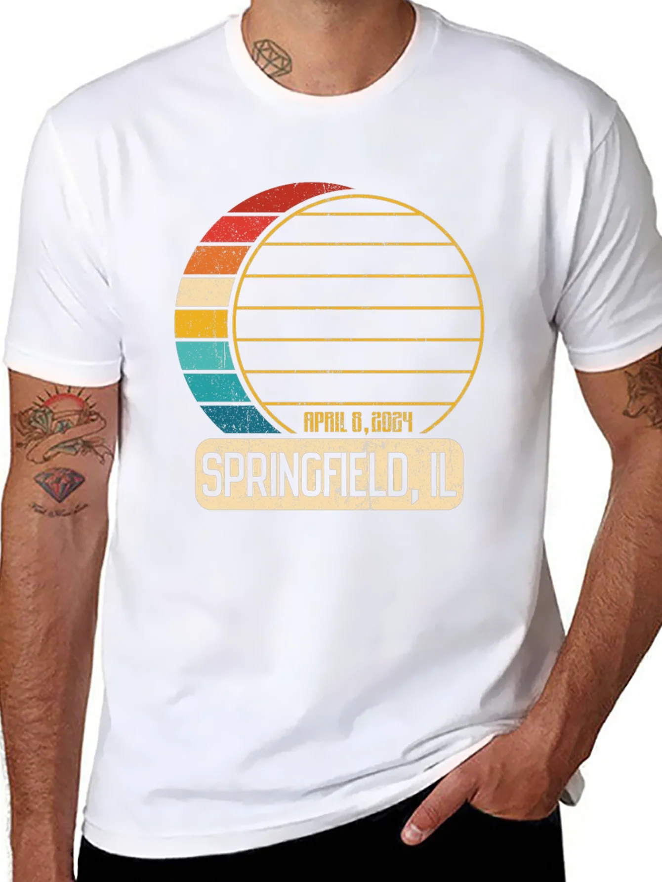 Camiseta Eclipse Solar Total Springfield IL 2024