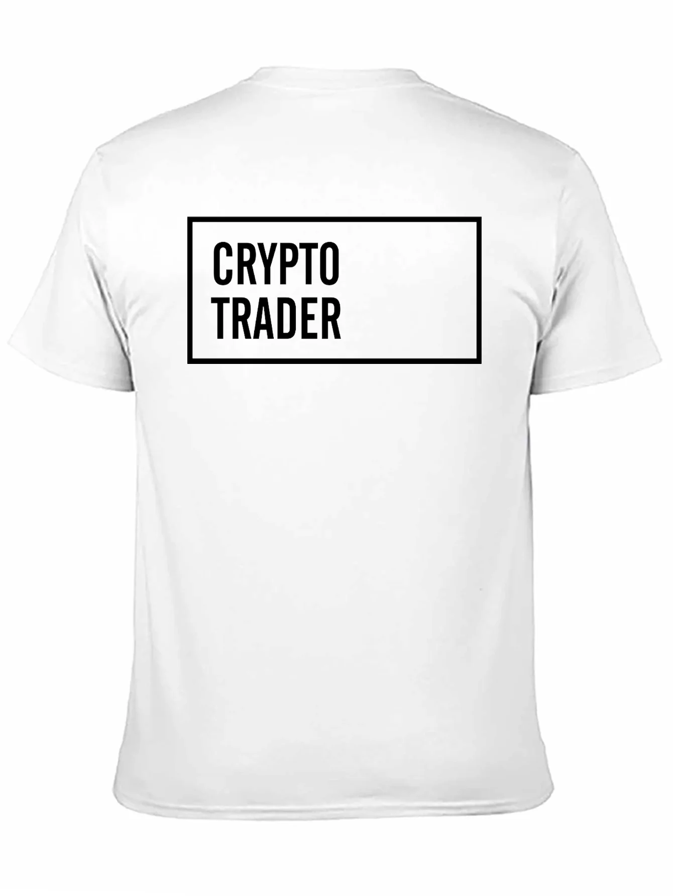 Camiseta Negra Crypto Trader para Hombre