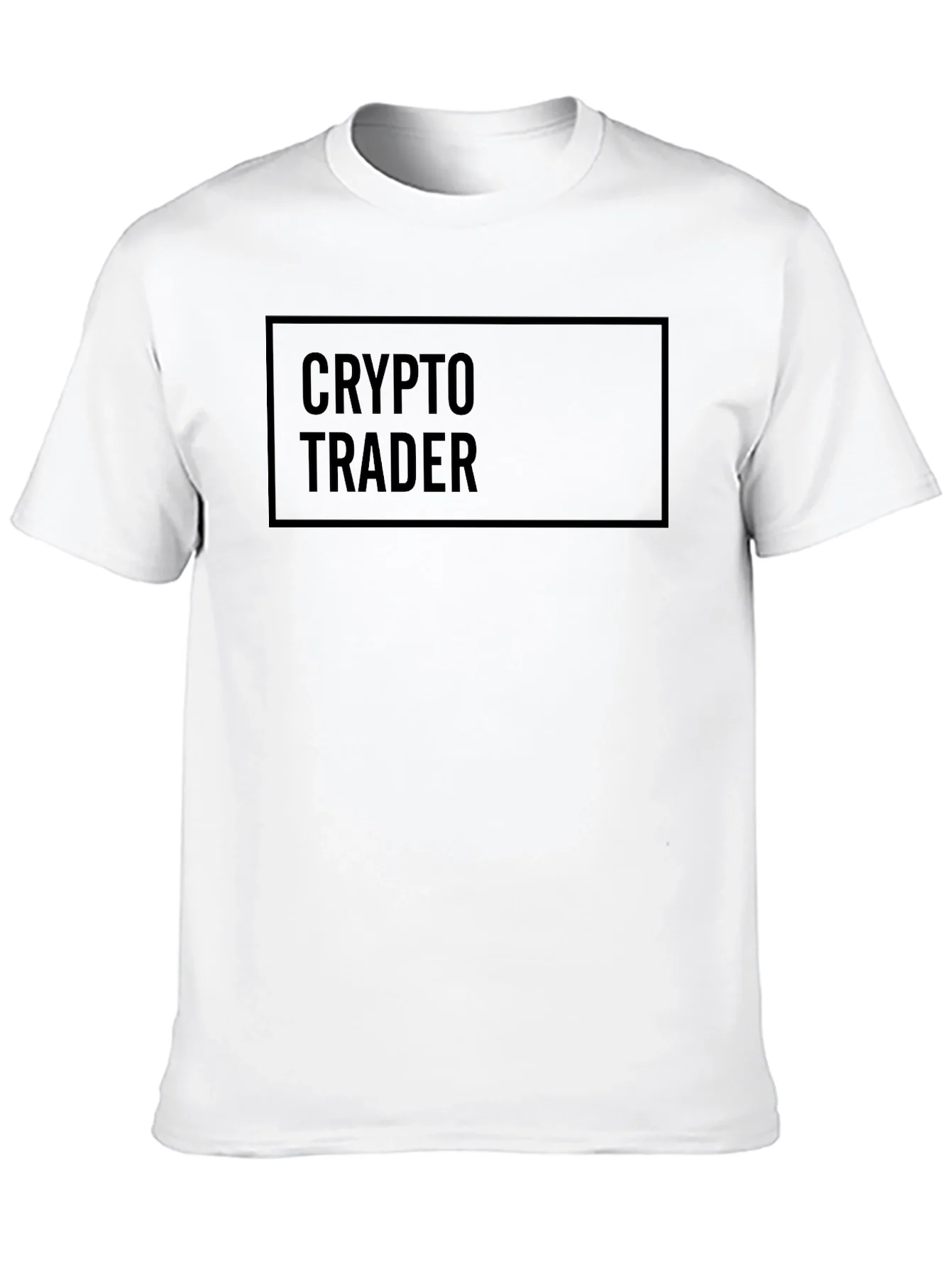 Camiseta Negra Crypto Trader para Hombre