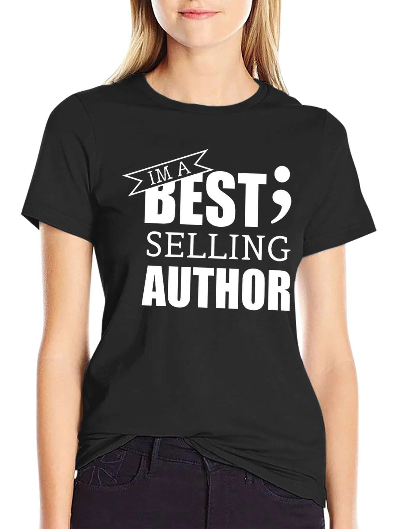 Rebbecca Im a Best Selling Author Black T-Shirt