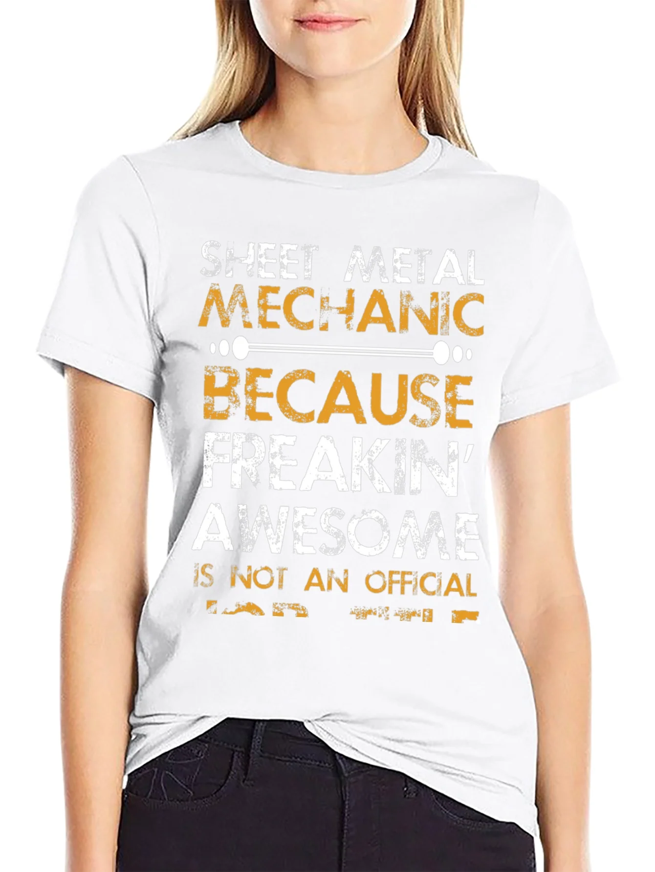 Rebbecca Sheet Metal Mechanic T-Shirt - Freakin Awesome!