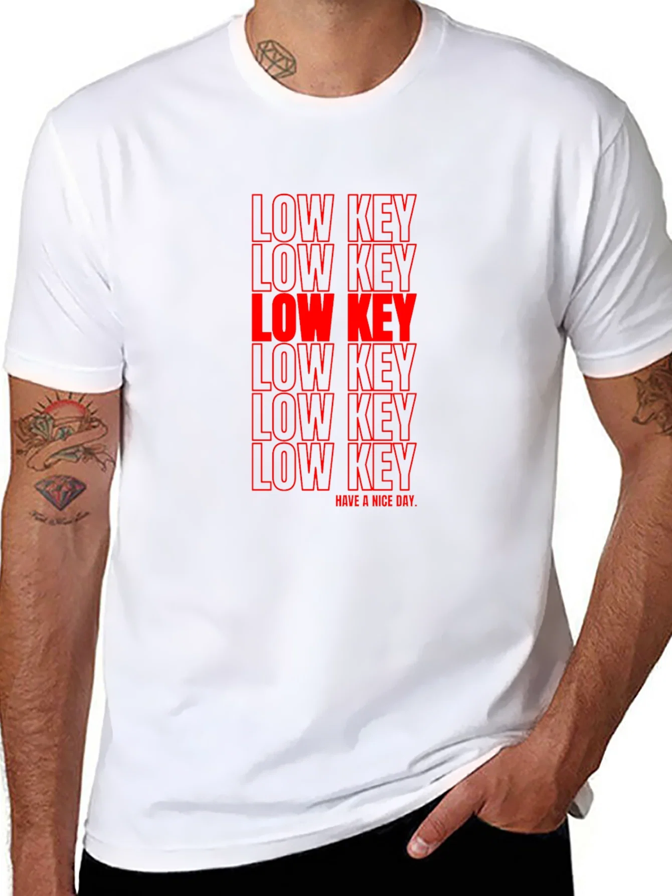 Rebbecca Low Key Graphic Print Crew Neck T-Shirt