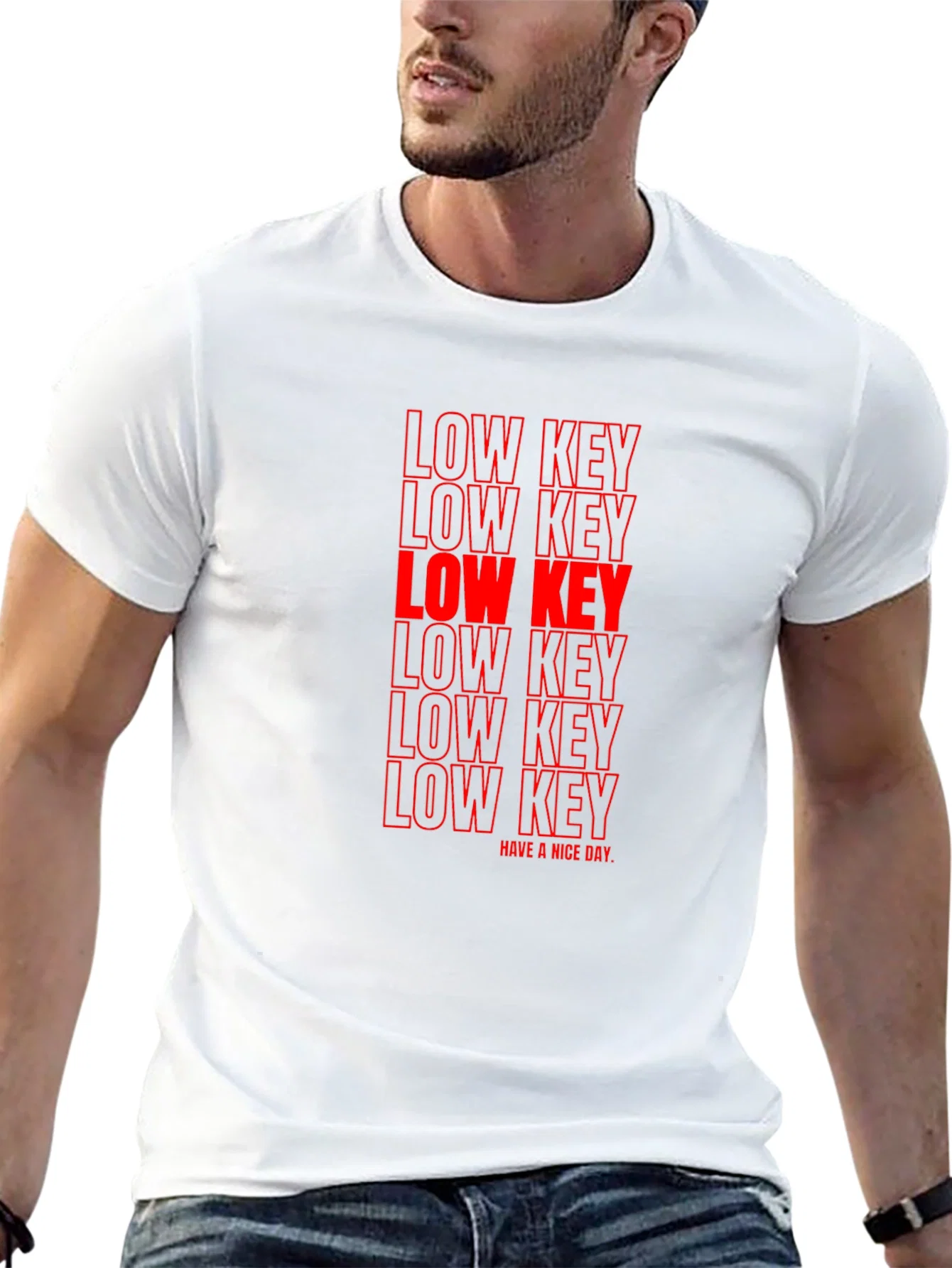 Rebbecca Low Key Graphic Print Crew Neck T-Shirt