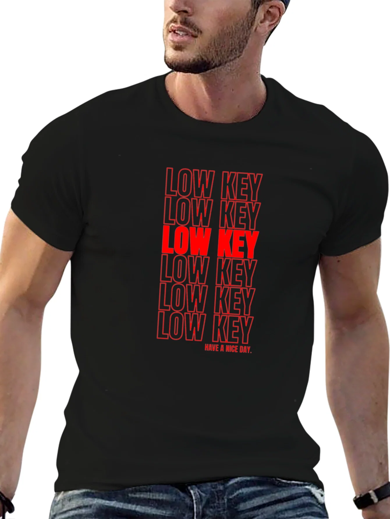 Rebbecca Low Key Graphic Print Crew Neck T-Shirt