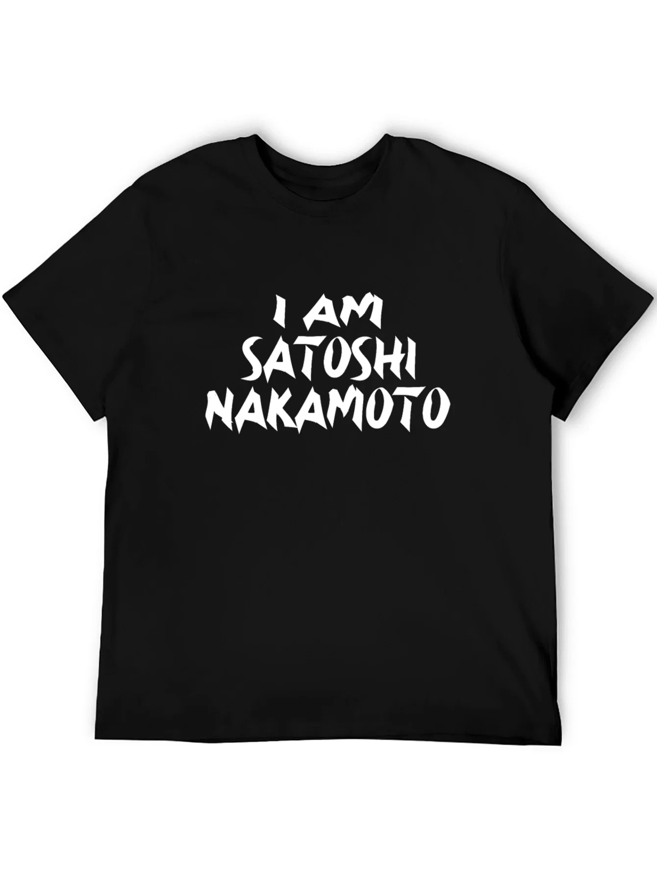 Rebbecca I am Satoshi Nakamoto Black T-Shirt