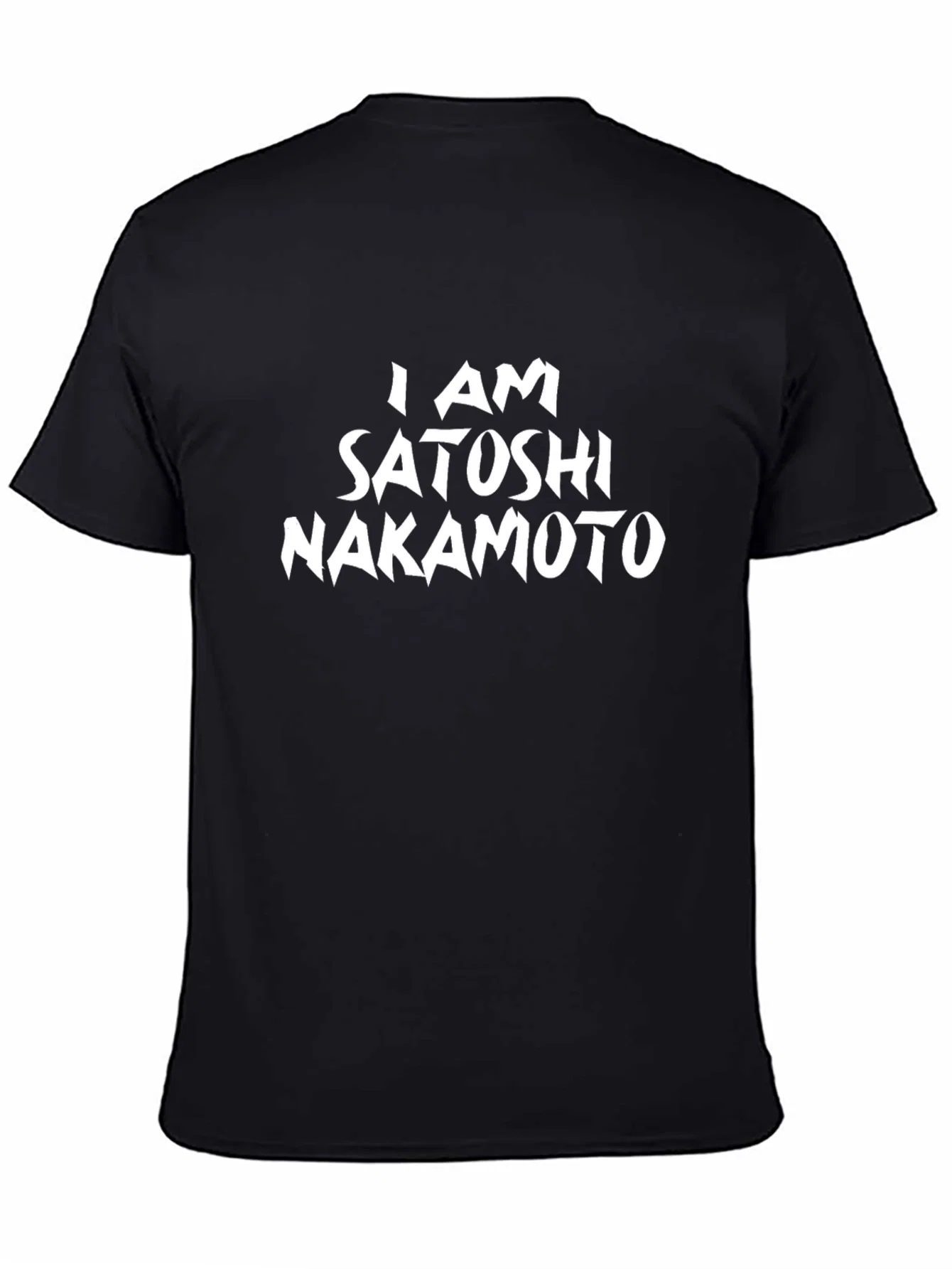 Rebbecca I am Satoshi Nakamoto Black T-Shirt