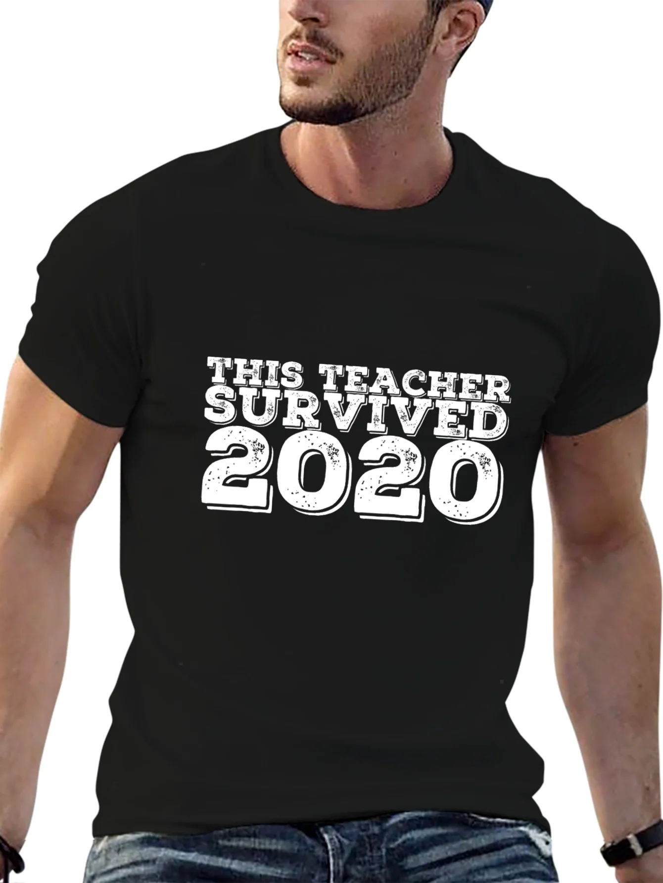 Camiseta Negra: Este Profesor Sobrevivi¨® 2020