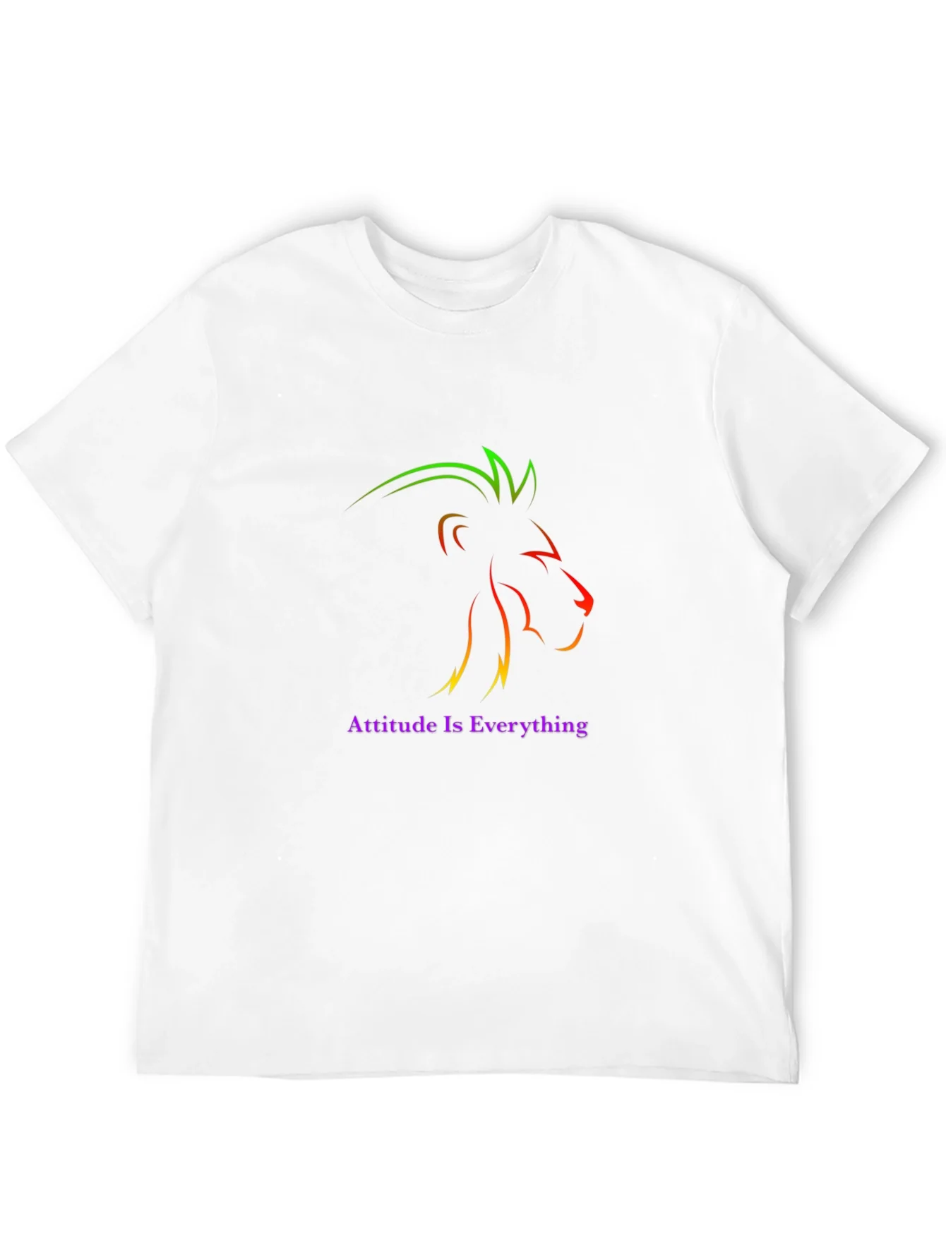 Camiseta Negra con Dise?o de Le¨®n Abstracto