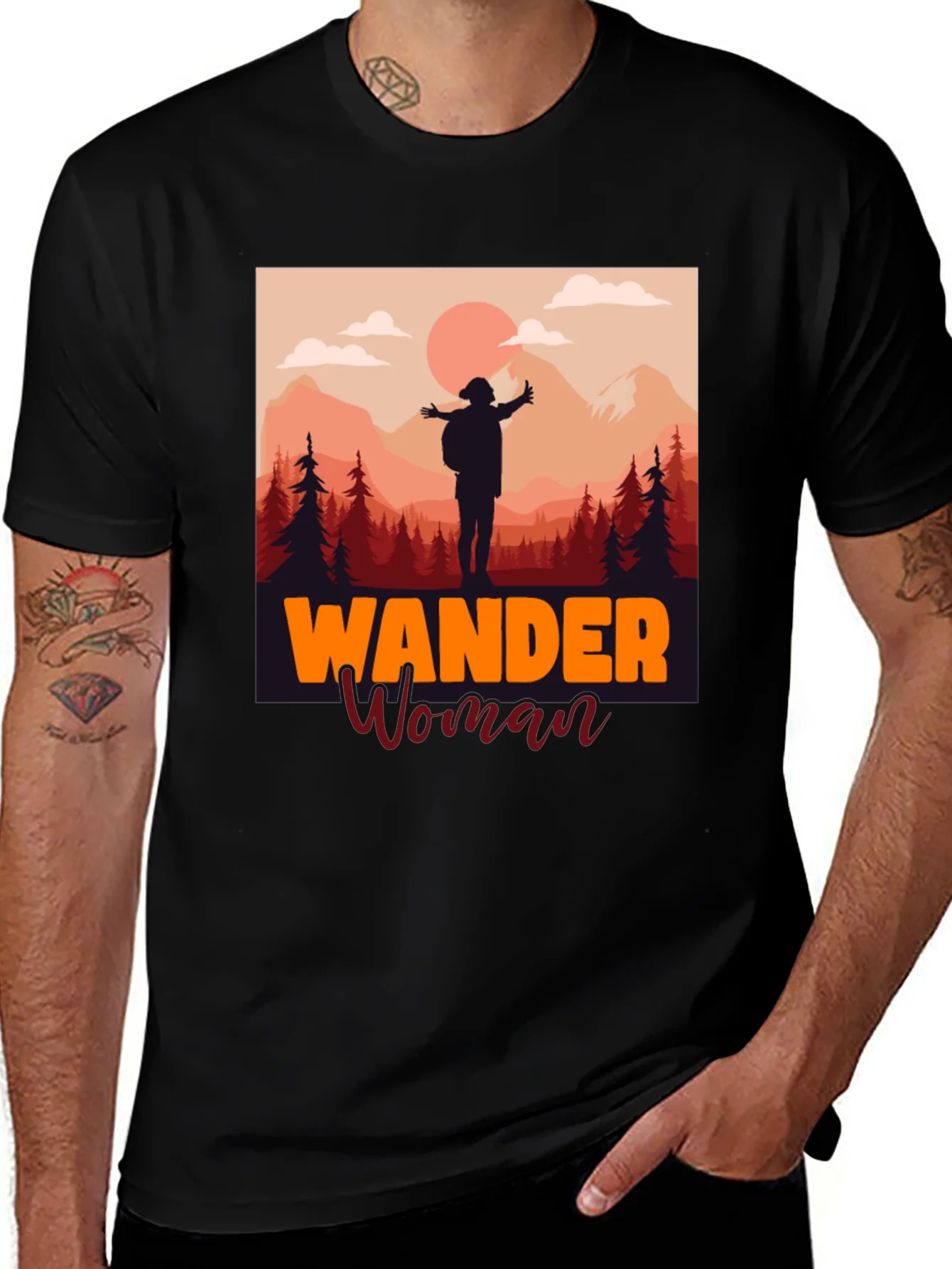 Rebbecca Wander Woman Graphic Tee - Hiking Apparel