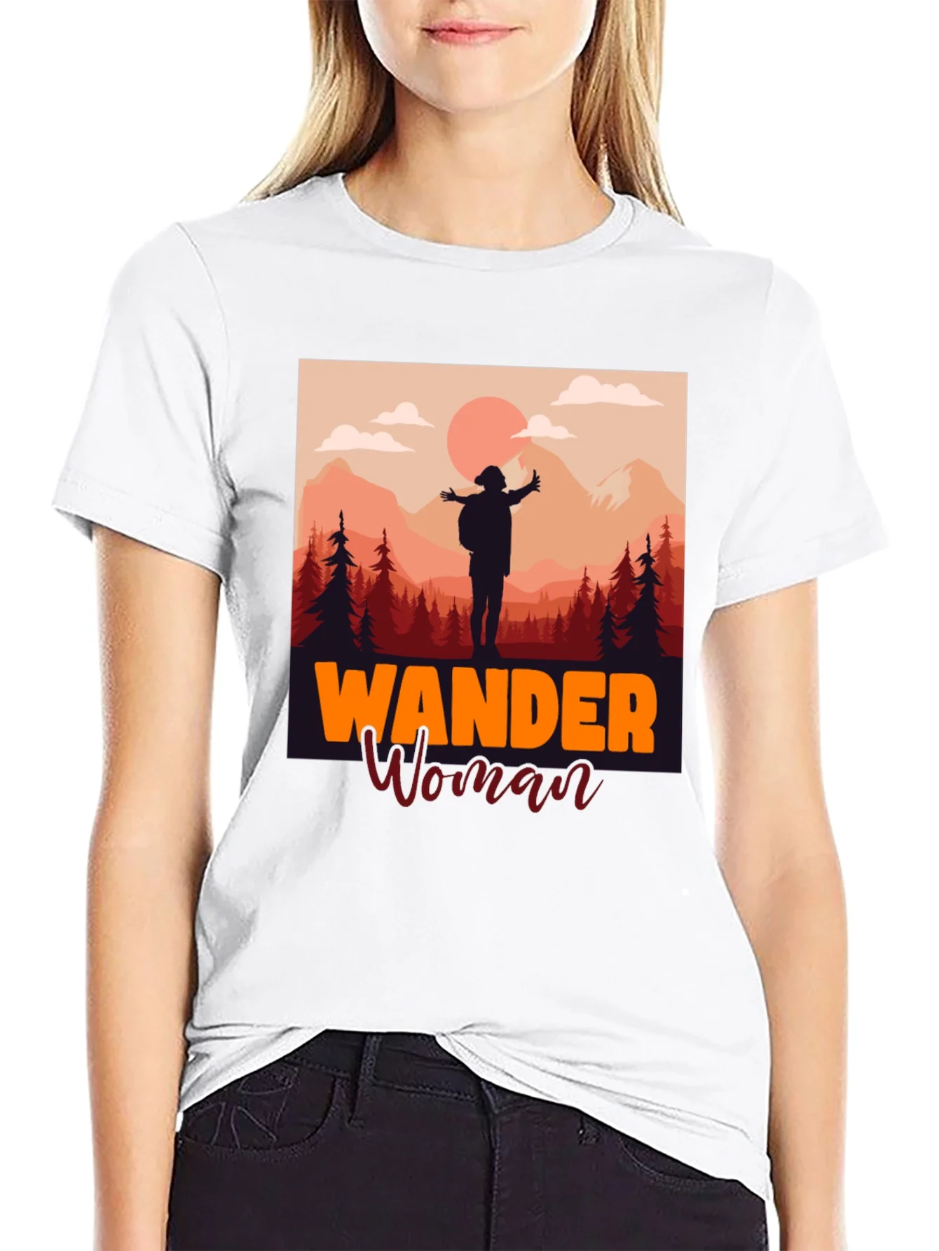Rebbecca Wander Woman Graphic Tee - Hiking Apparel