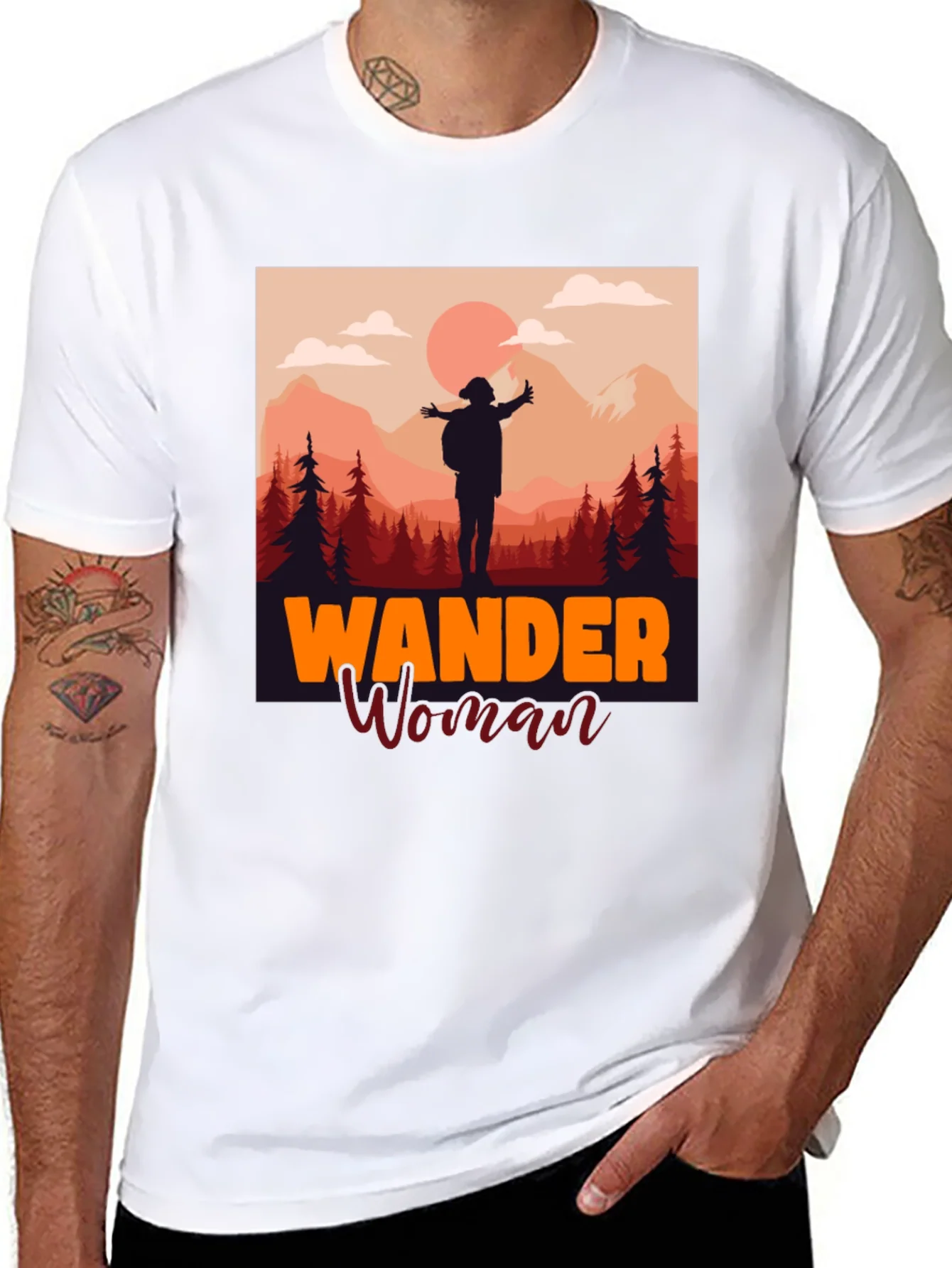 Rebbecca Wander Woman Graphic Tee - Hiking Apparel