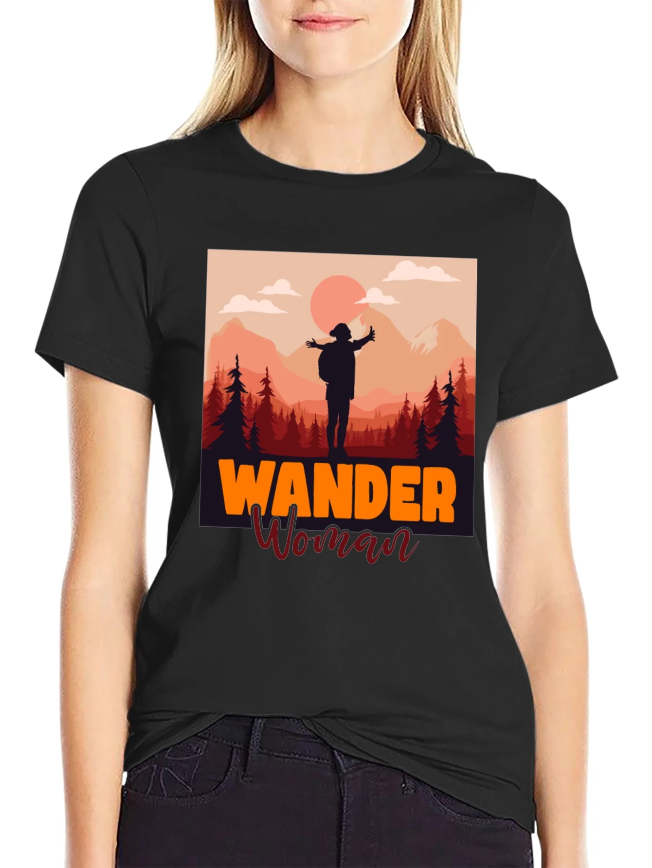 Rebbecca Wander Woman Graphic Tee - Hiking Apparel