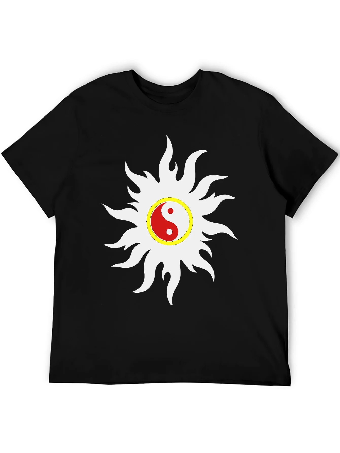 Camiseta Negra Yin Yang Sol
