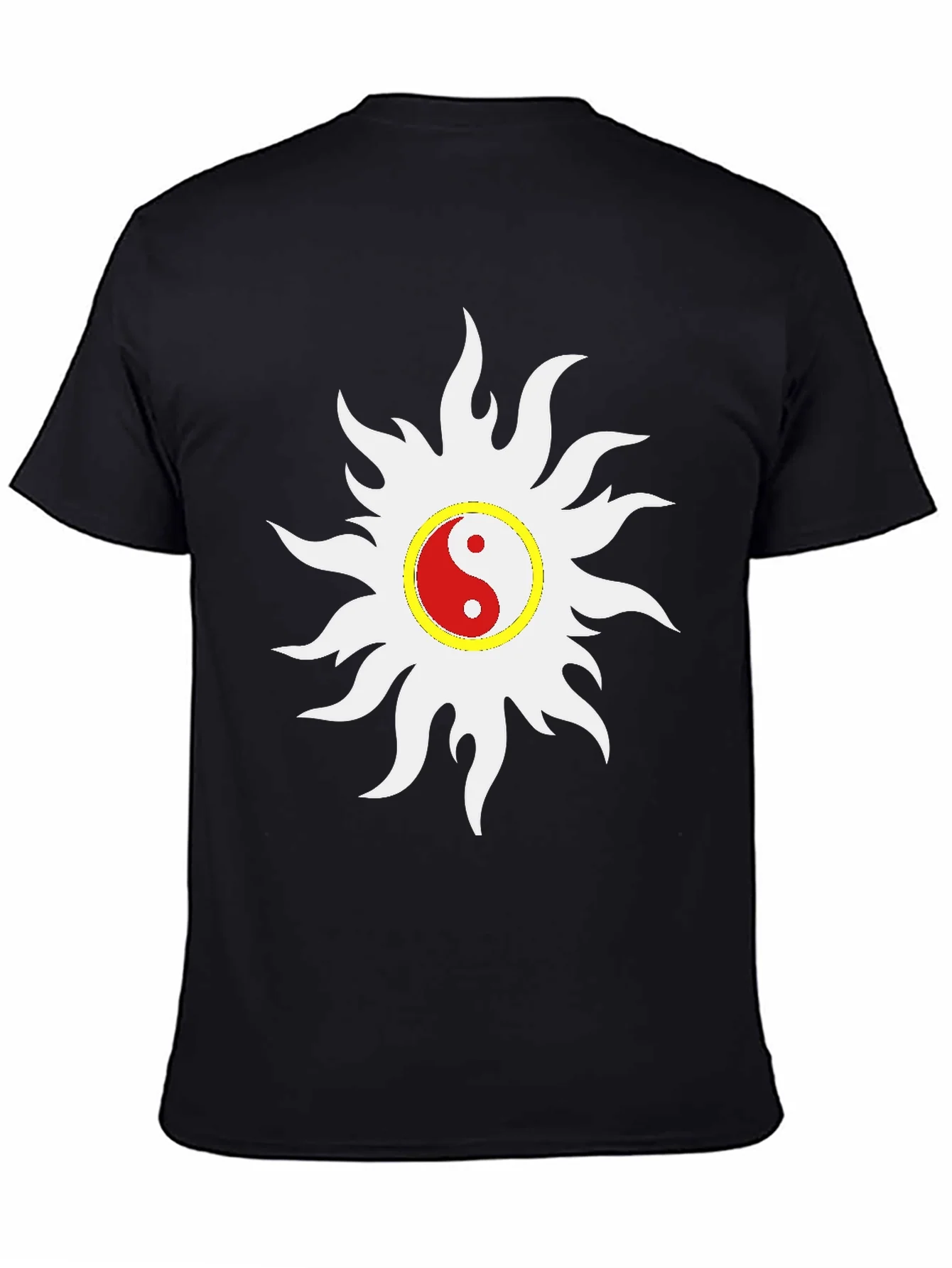 Camiseta Negra Yin Yang Sol