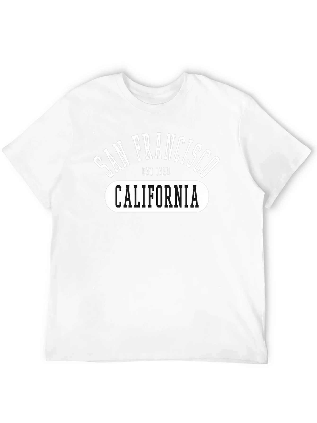 Camiseta Negra San Francisco California Est 1850