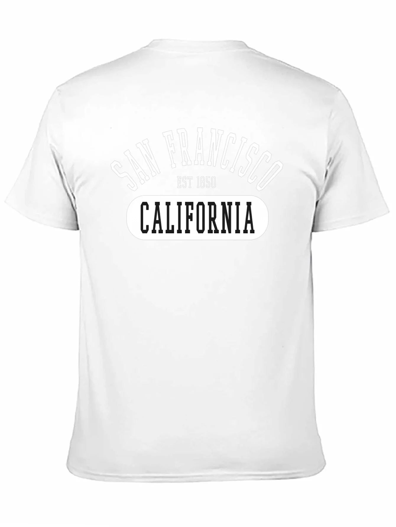 Camiseta Negra San Francisco California Est 1850