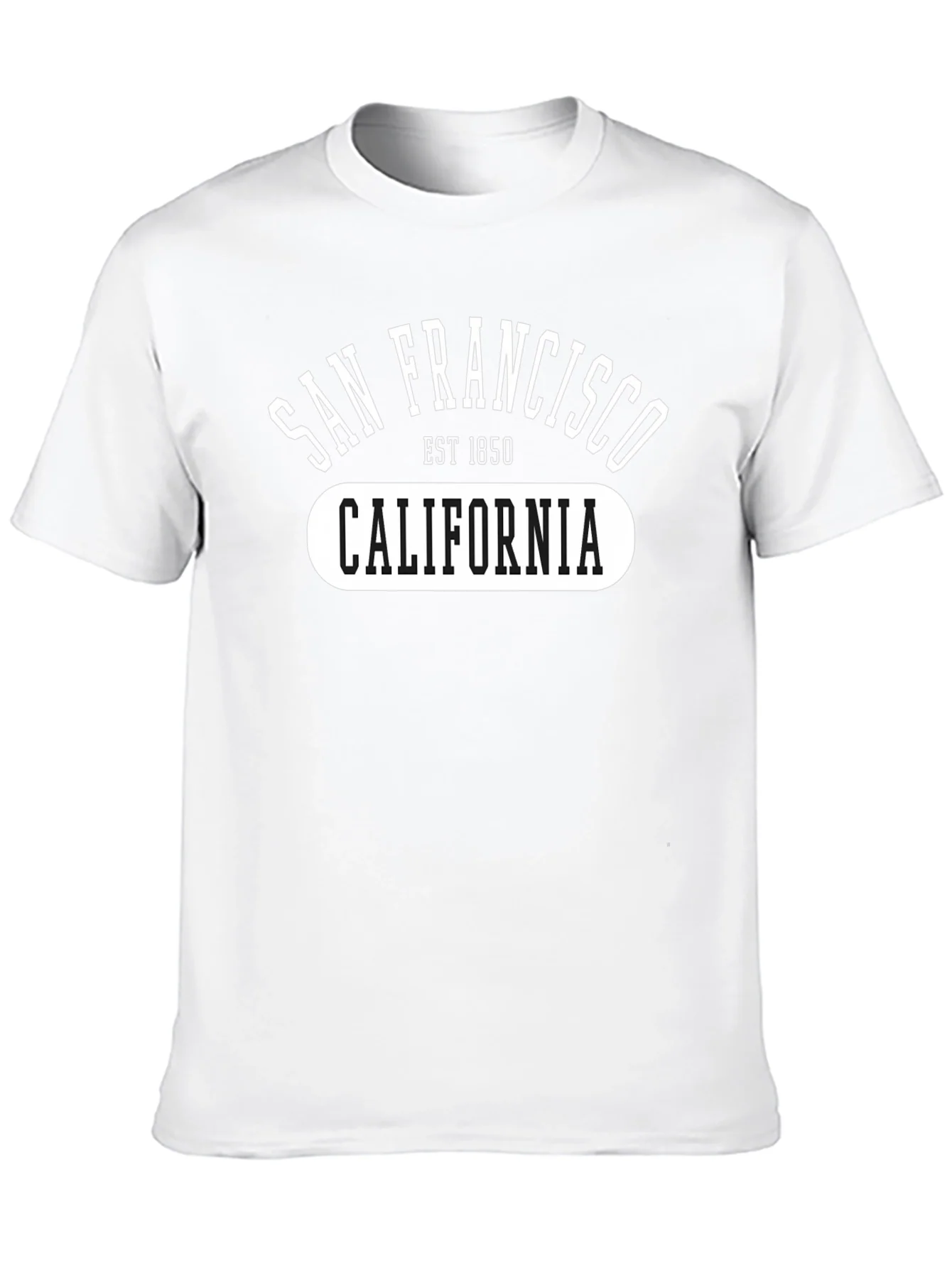 Camiseta Negra San Francisco California Est 1850