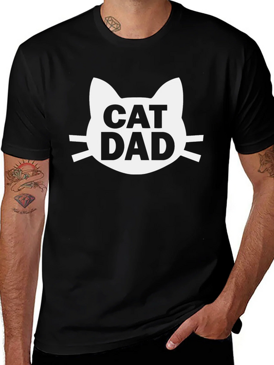 Rebbecca Cat Dad T-Shirt - Cute Graphic Tee for Cat Lovers