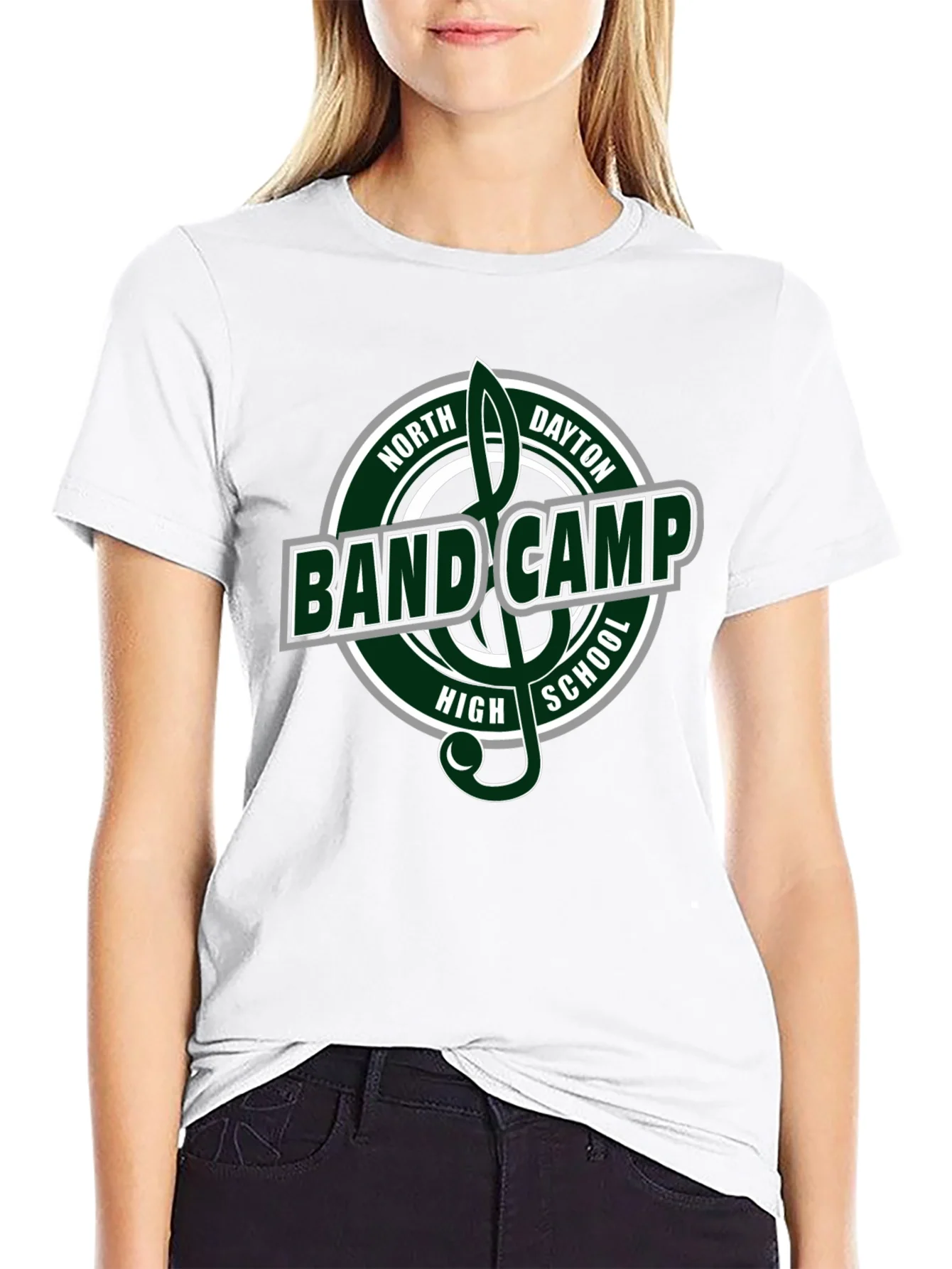 Camiseta Negra Band Camp North Dayton High School