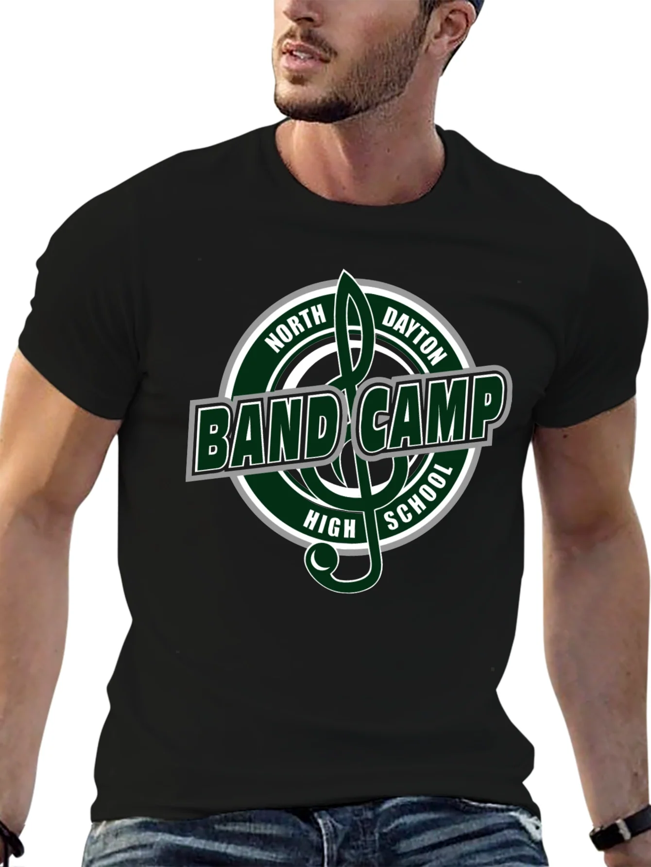 Camiseta Negra Band Camp North Dayton High School