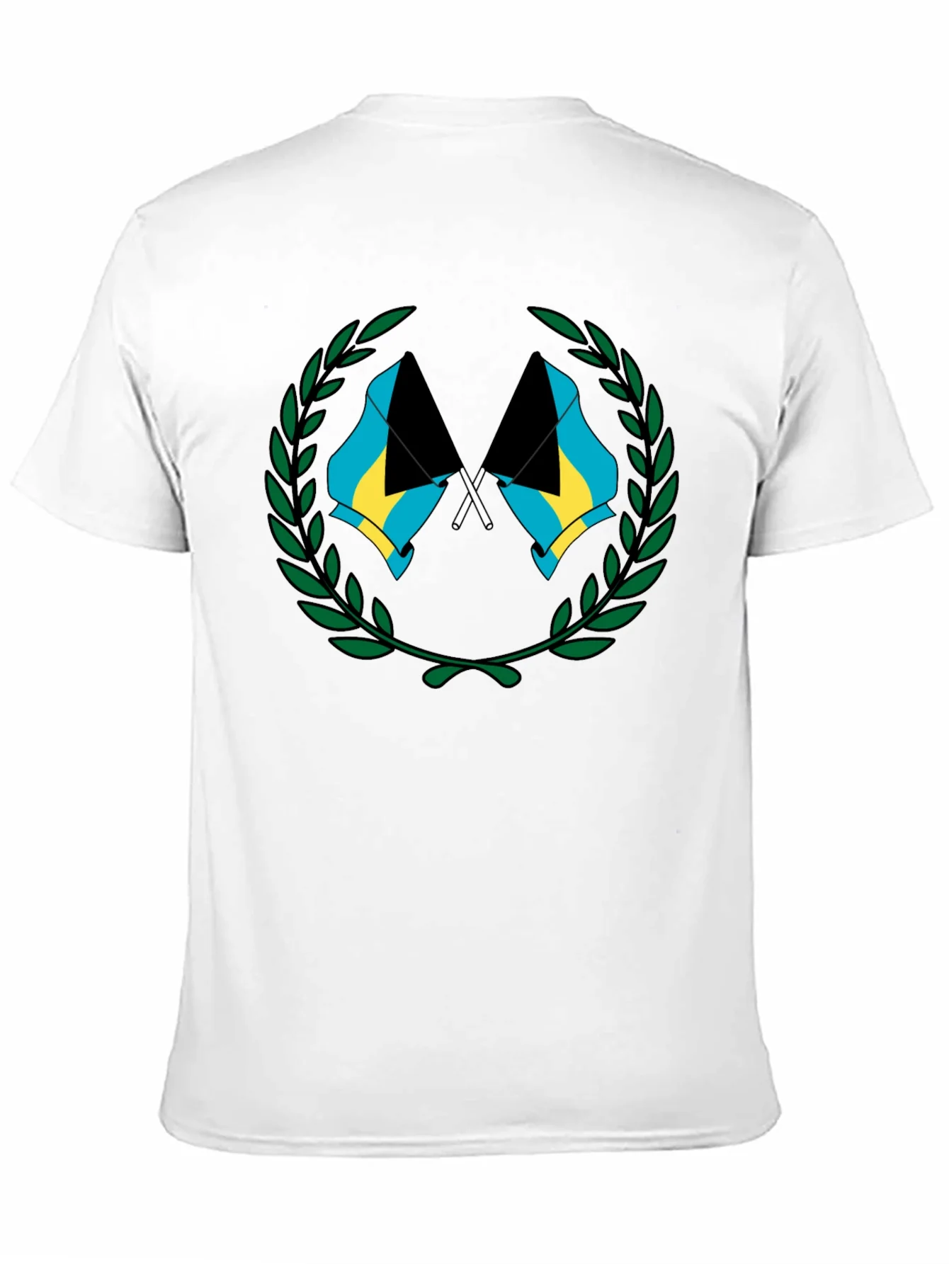 Rebbecca Bahamas Flag Graphic T-Shirt - Black