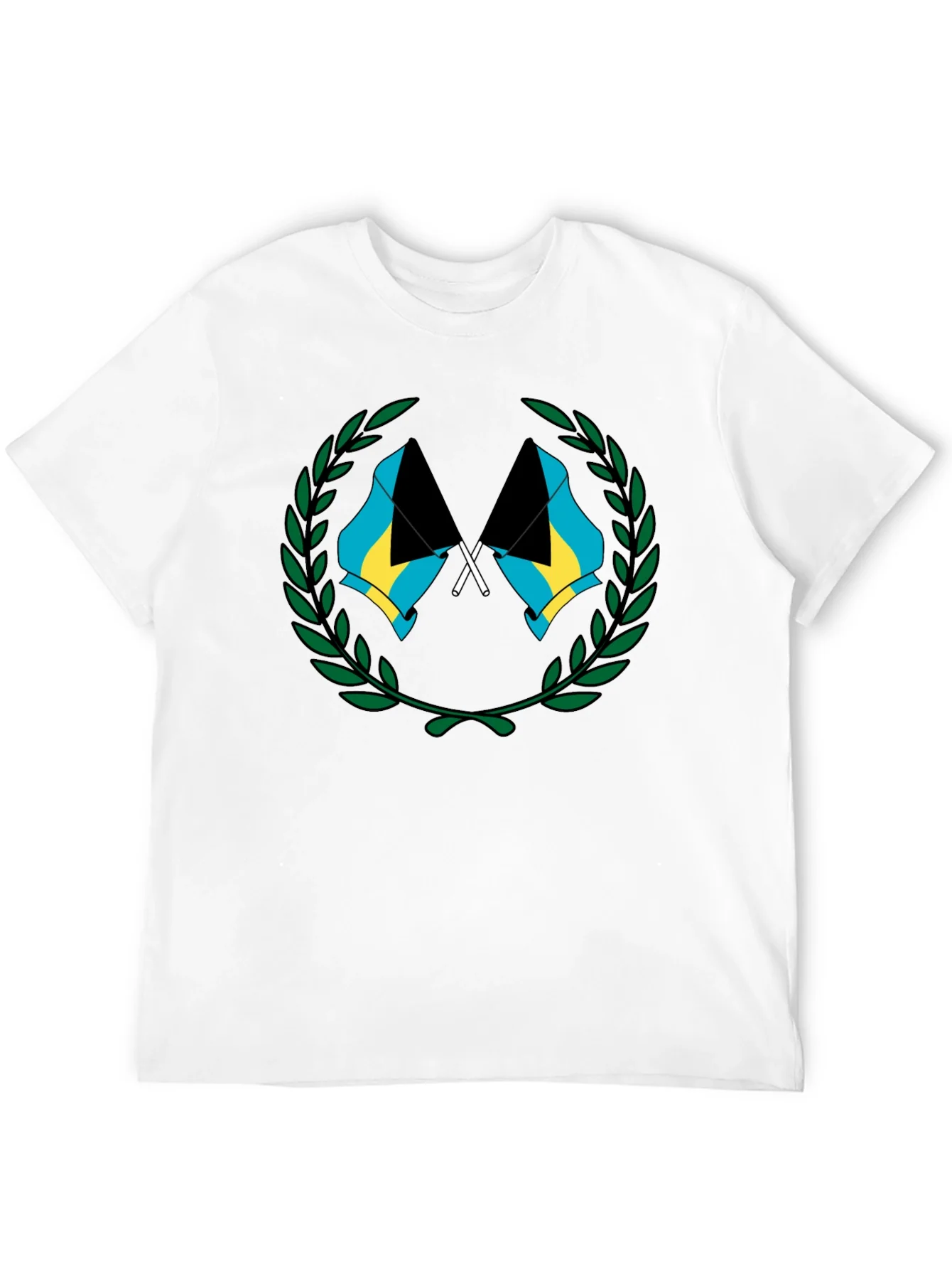 Rebbecca Bahamas Flag Graphic T-Shirt - Black