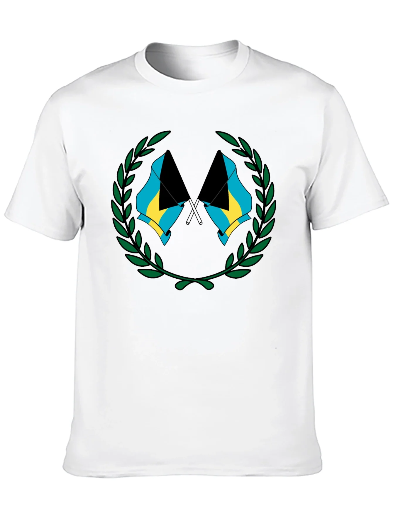 Rebbecca Bahamas Flag Graphic T-Shirt - Black