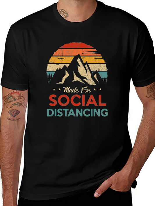 Camiseta Unisex Retro Distanciamiento Social