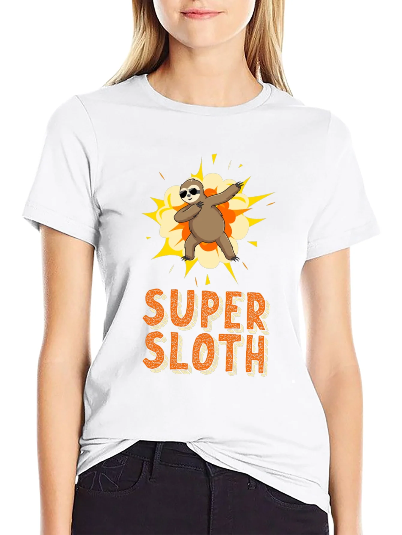Camiseta Super Sloth - Divertida y C¨®moda