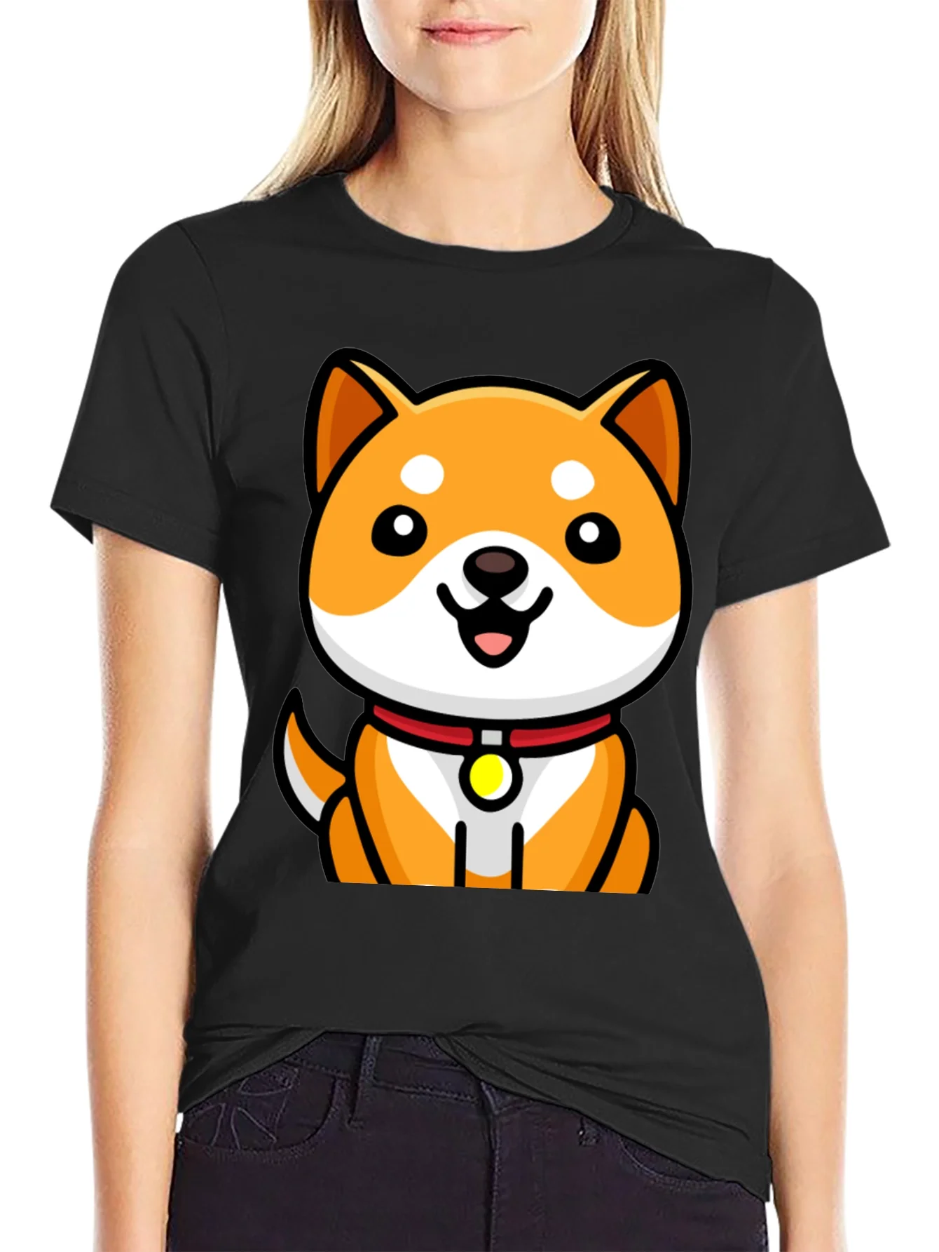 Rebbecca Cute Doge Shiba Inu Graphic T-Shirt