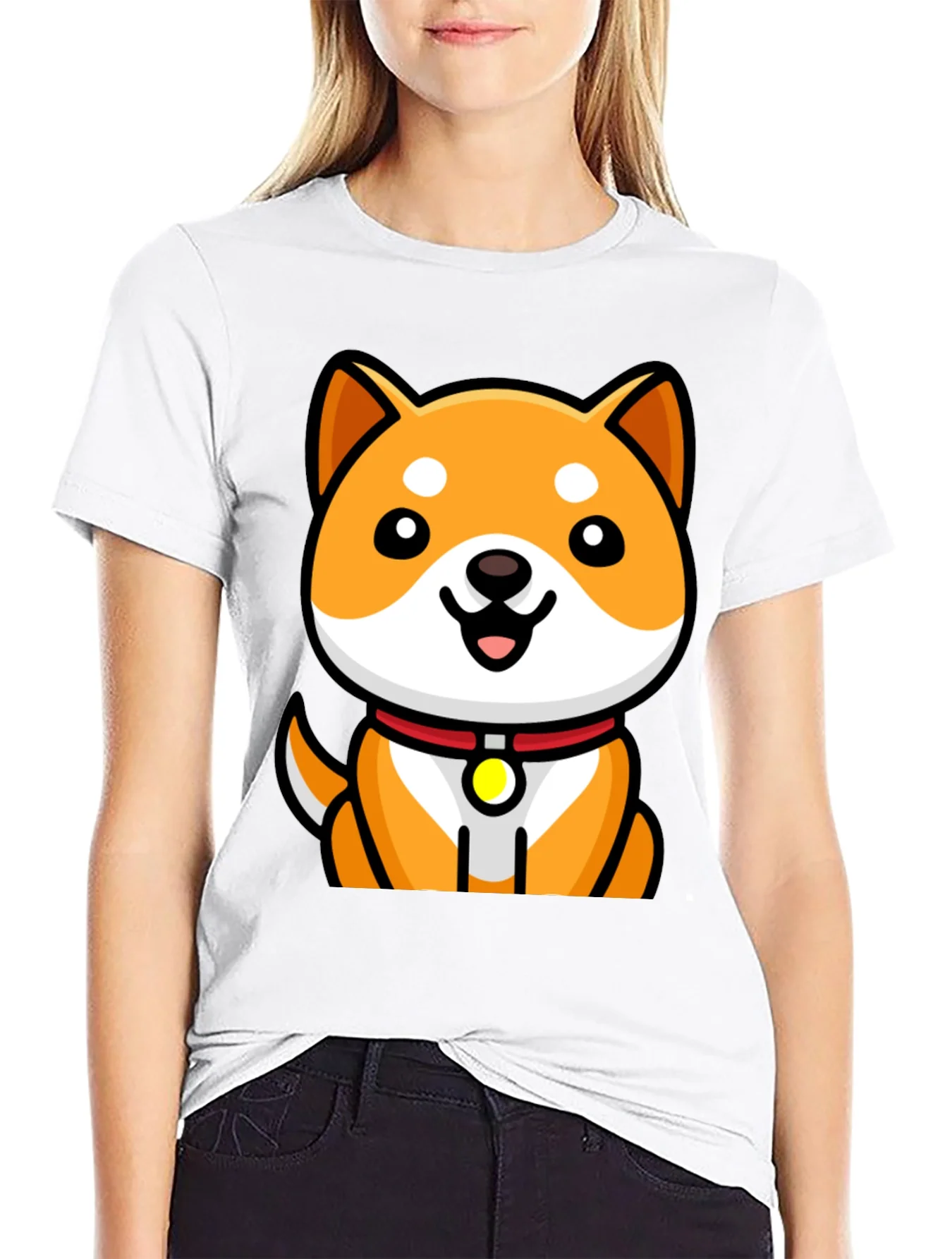 Rebbecca Cute Doge Shiba Inu Graphic T-Shirt