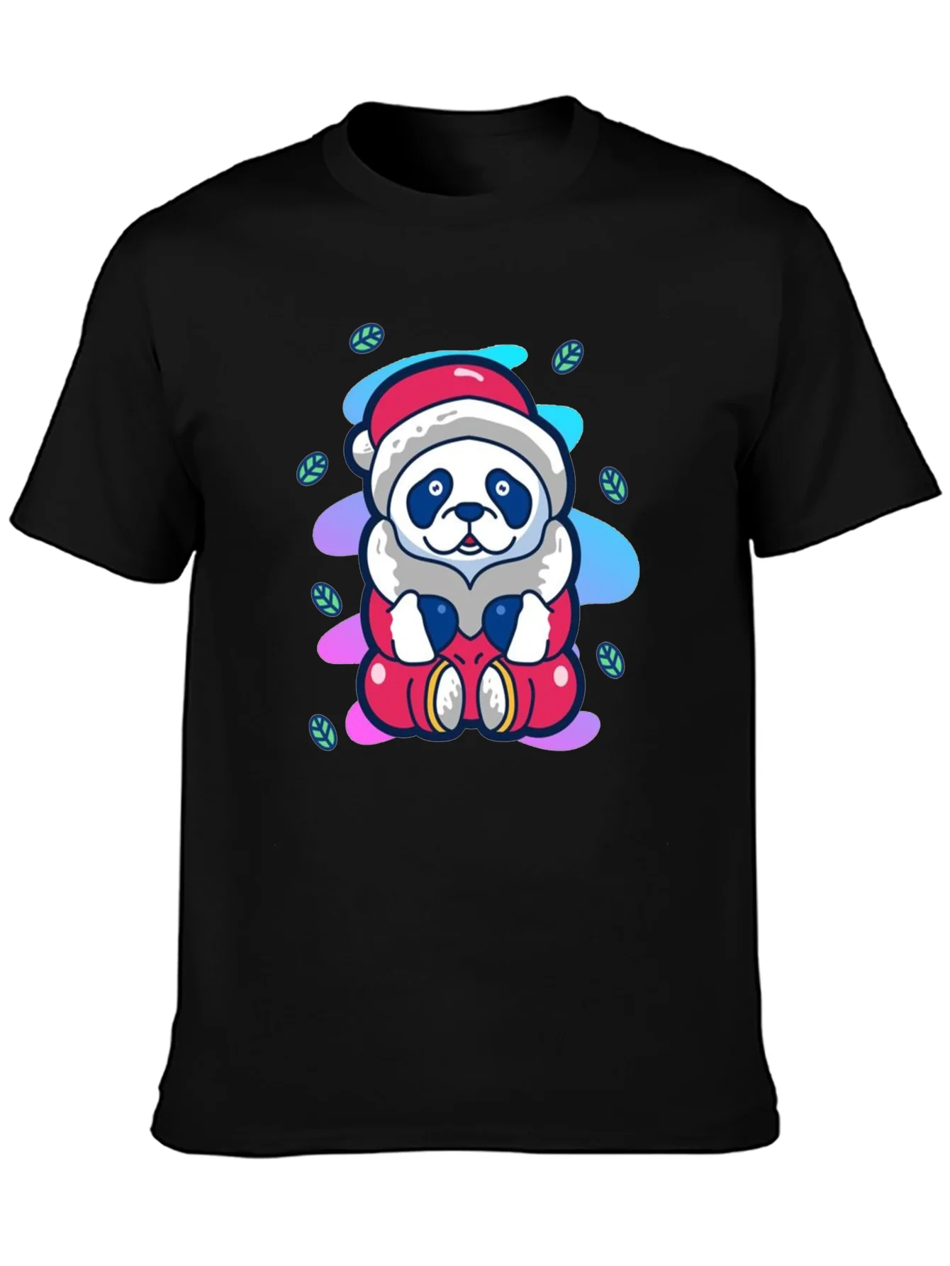 Rebbecca Santa Panda Tee - Holiday Cheer