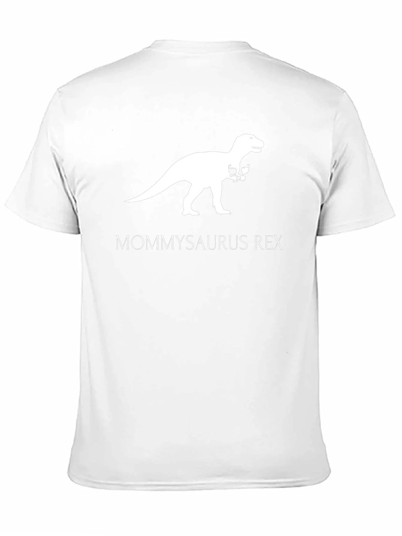 Rebbecca Mommysaurus Rex T-Shirt - Dinosaur Wine Lover Tee