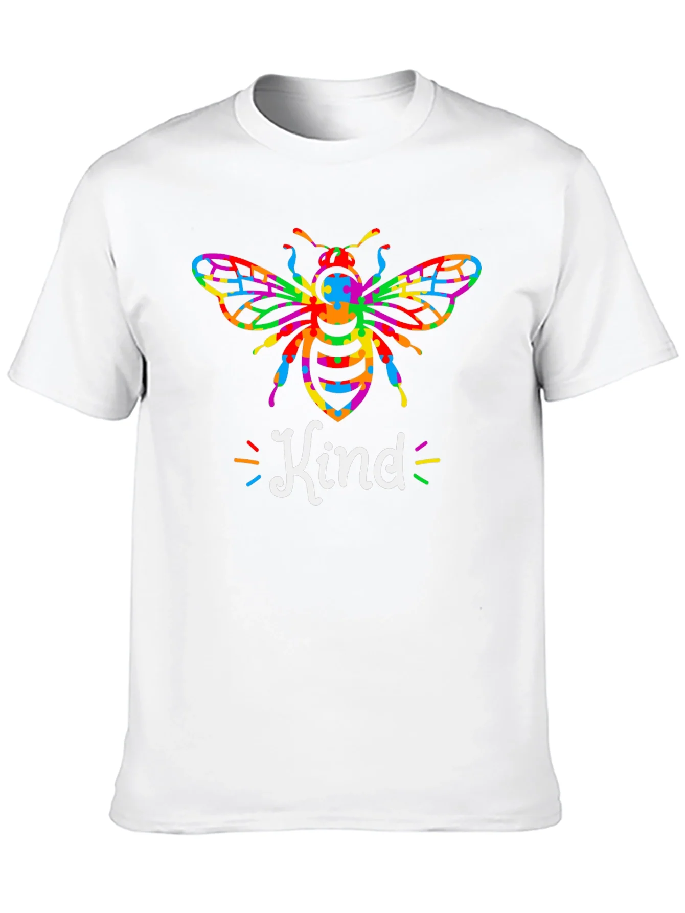 Camiseta Negra Bee Kind para Hombre