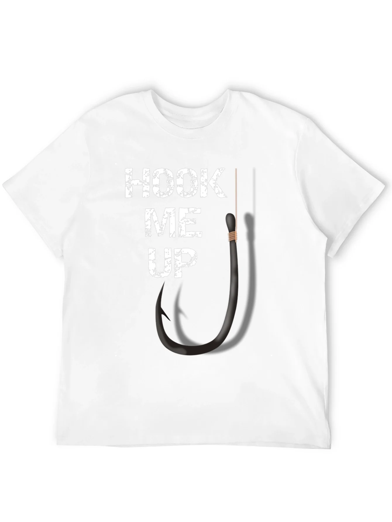 Rebbecca Hook Me Up Funny Fishing Graphic T-Shirt