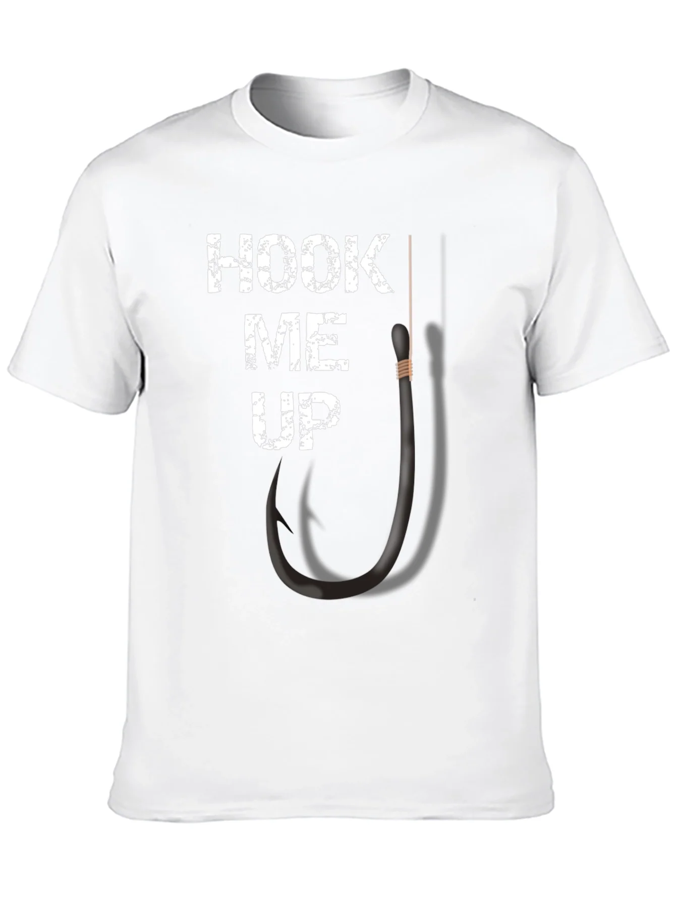 Rebbecca Hook Me Up Funny Fishing Graphic T-Shirt