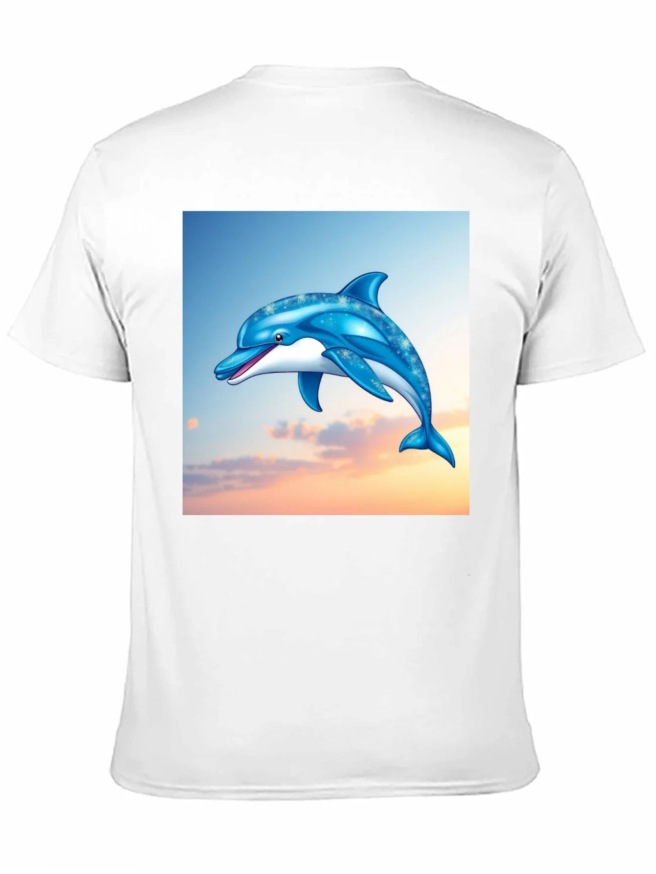 Rebbecca Dolphin Graphic Print Black T-Shirt