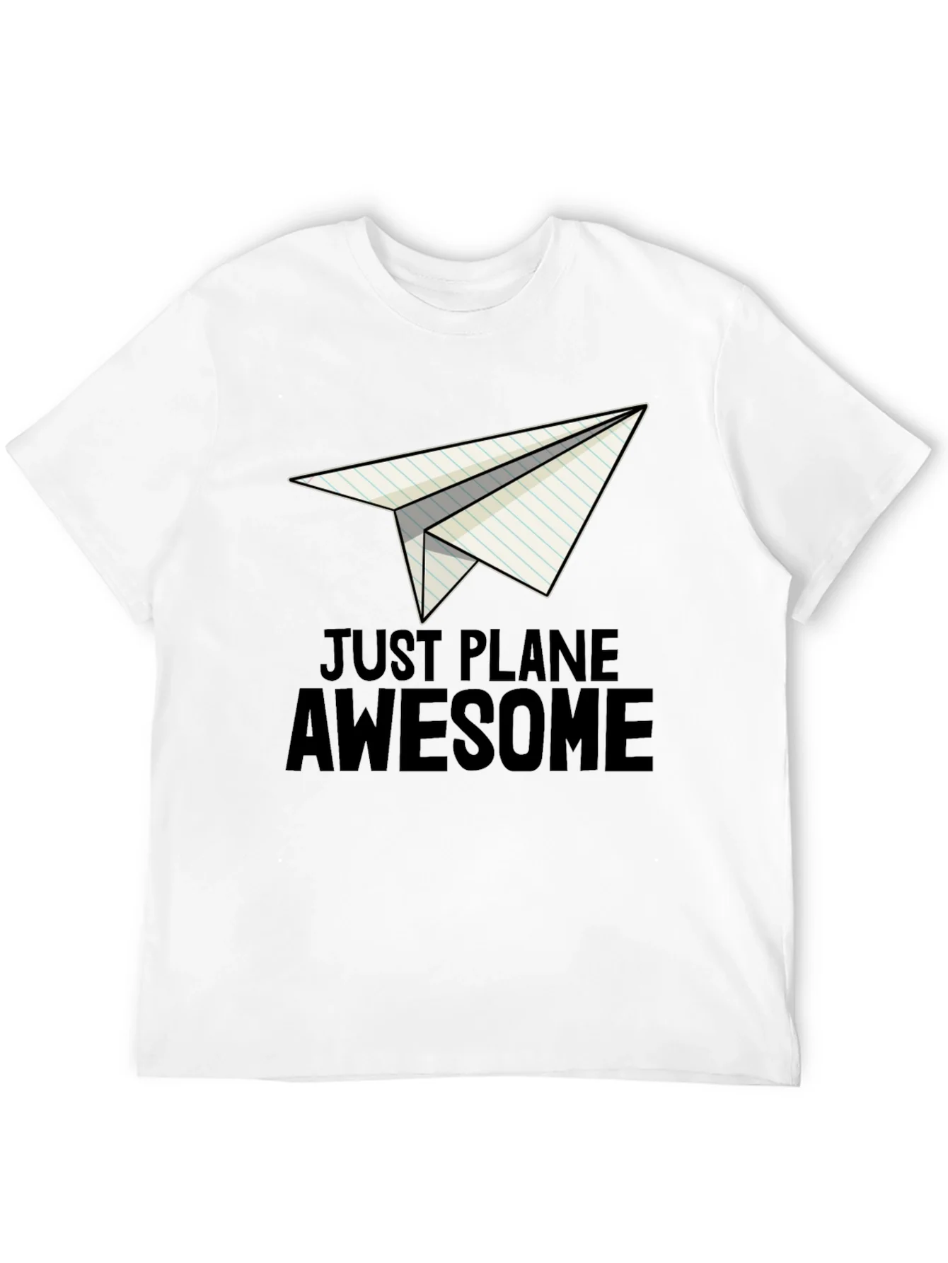 Rebbecca Just Plane Awesome Black T-Shirt
