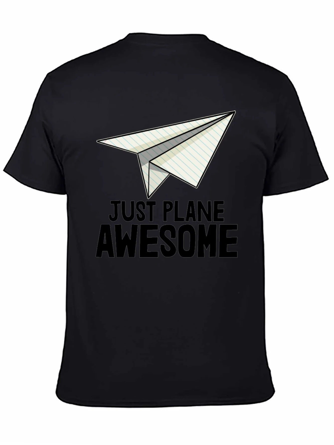 Rebbecca Just Plane Awesome Black T-Shirt