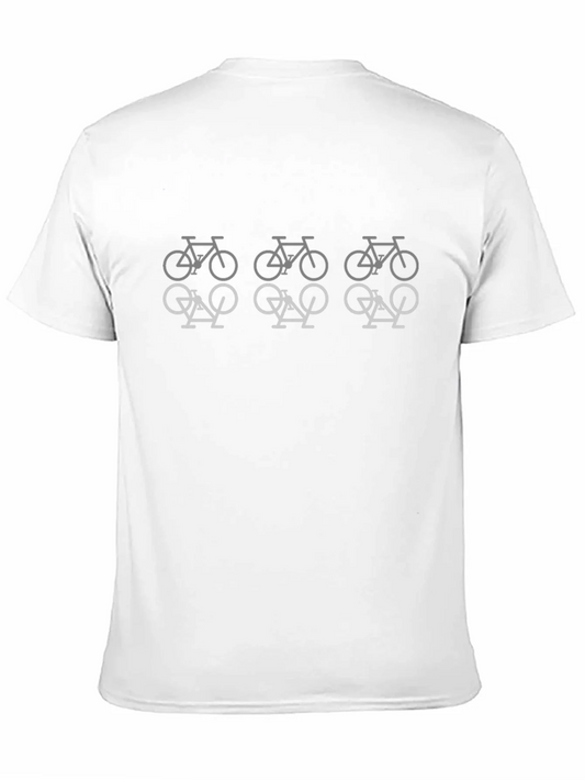 Rebbecca Cool Bicycle Pattern T-Shirt - Black