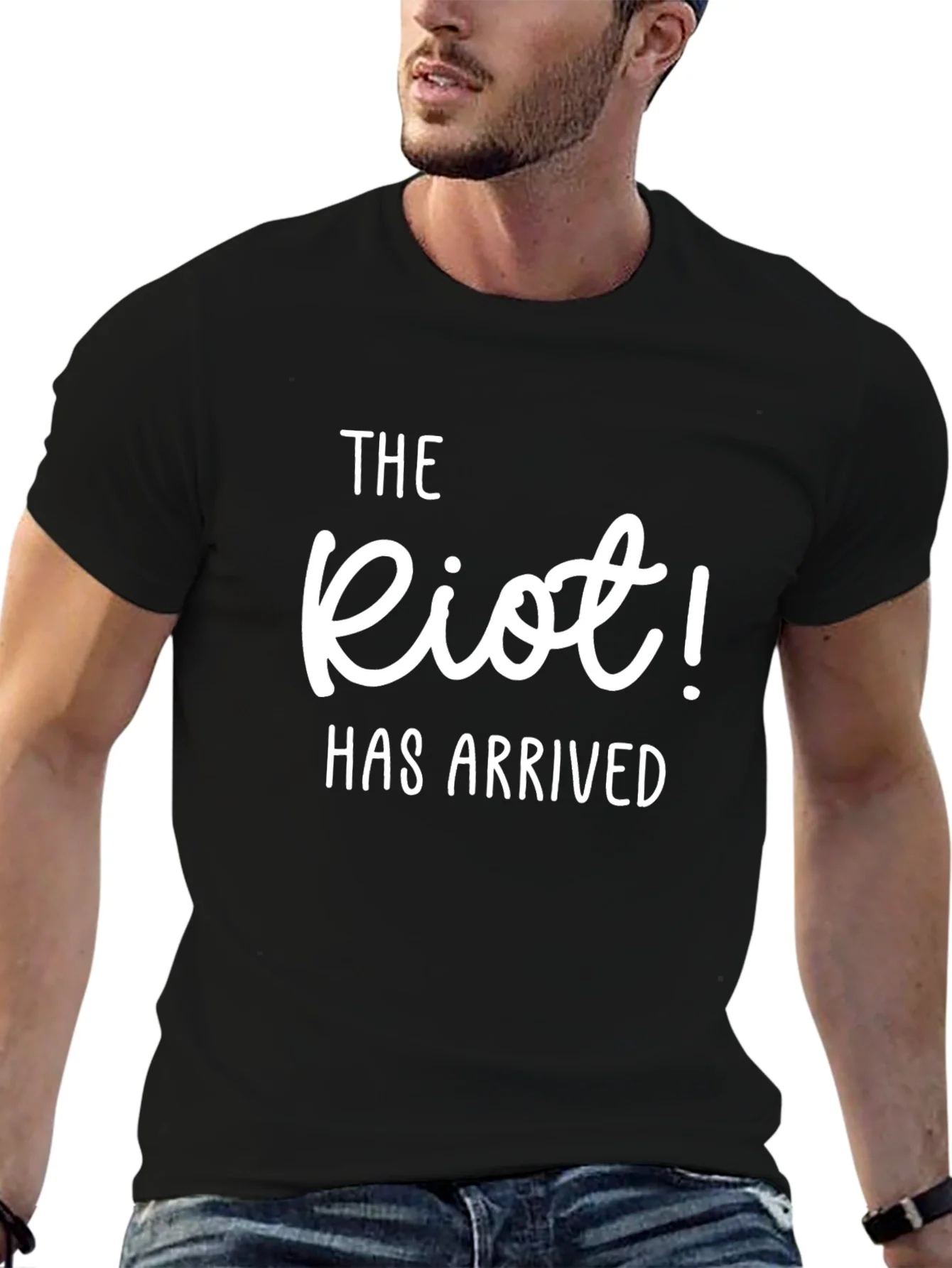 Rebbecca The Riot! Has Arrived Black T-Shirt