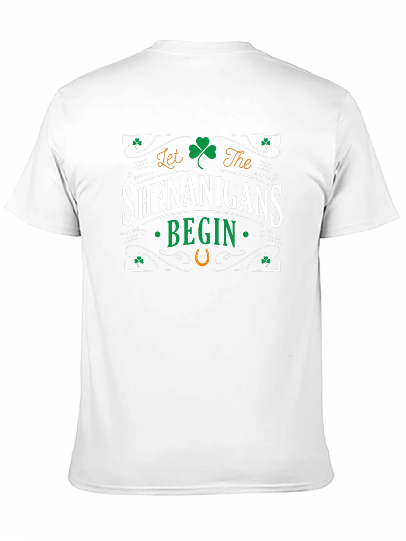 Camiseta Negra Shenanigans Begin San Patricio