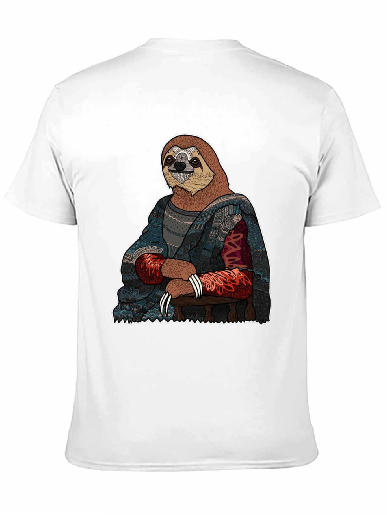 Camiseta Hombre: Mona Lisa Perezosa