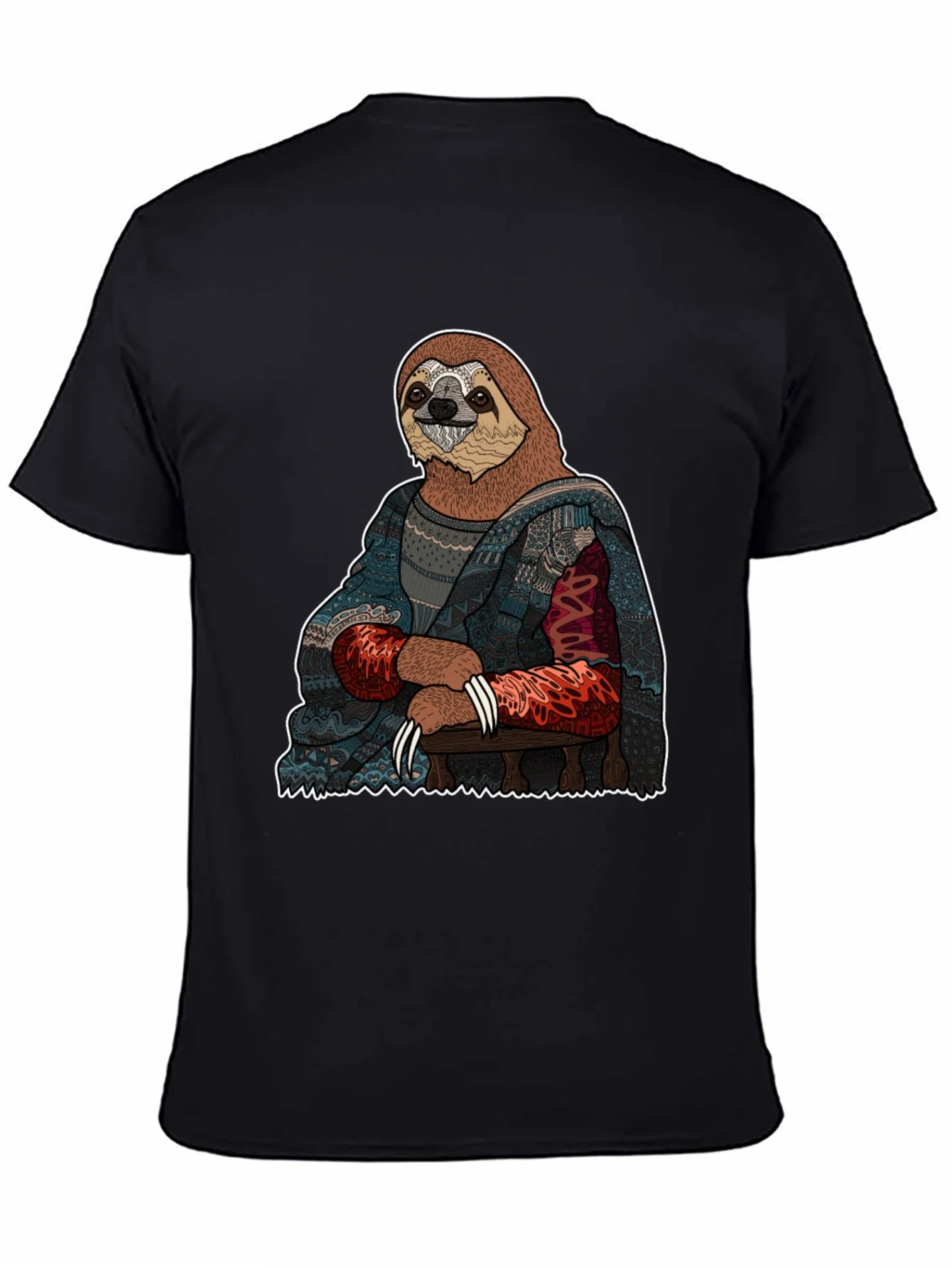 Camiseta Hombre: Mona Lisa Perezosa