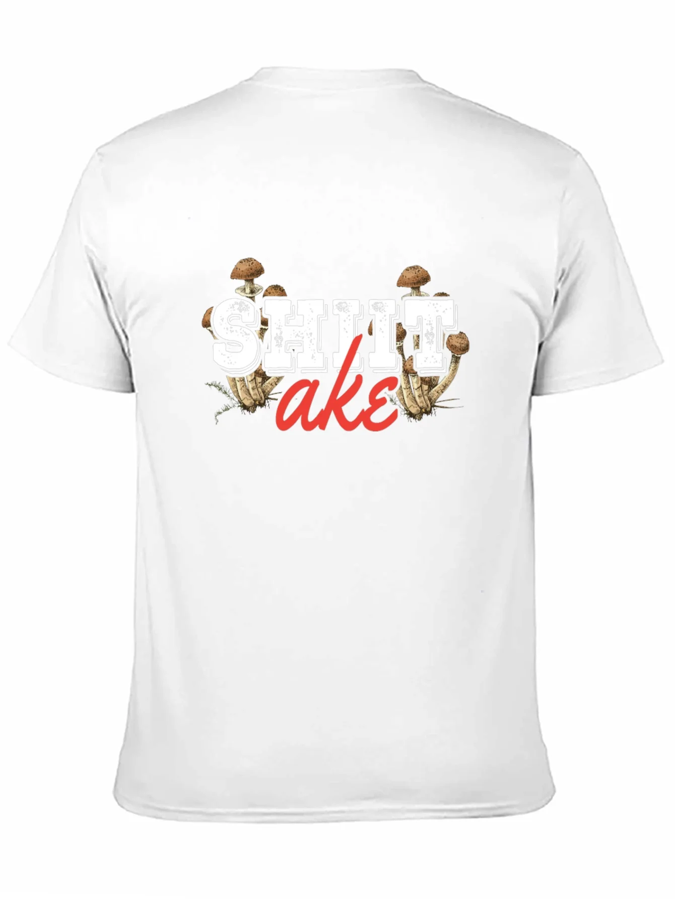 Rebbecca Shitake Mushroom Graphic Print Mens T-Shirt