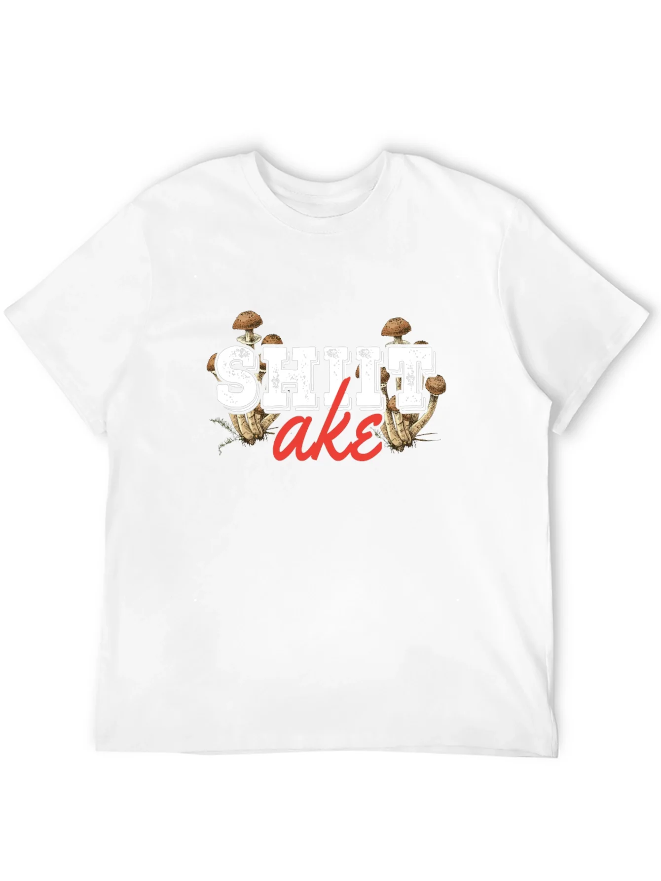 Rebbecca Shitake Mushroom Graphic Print Mens T-Shirt