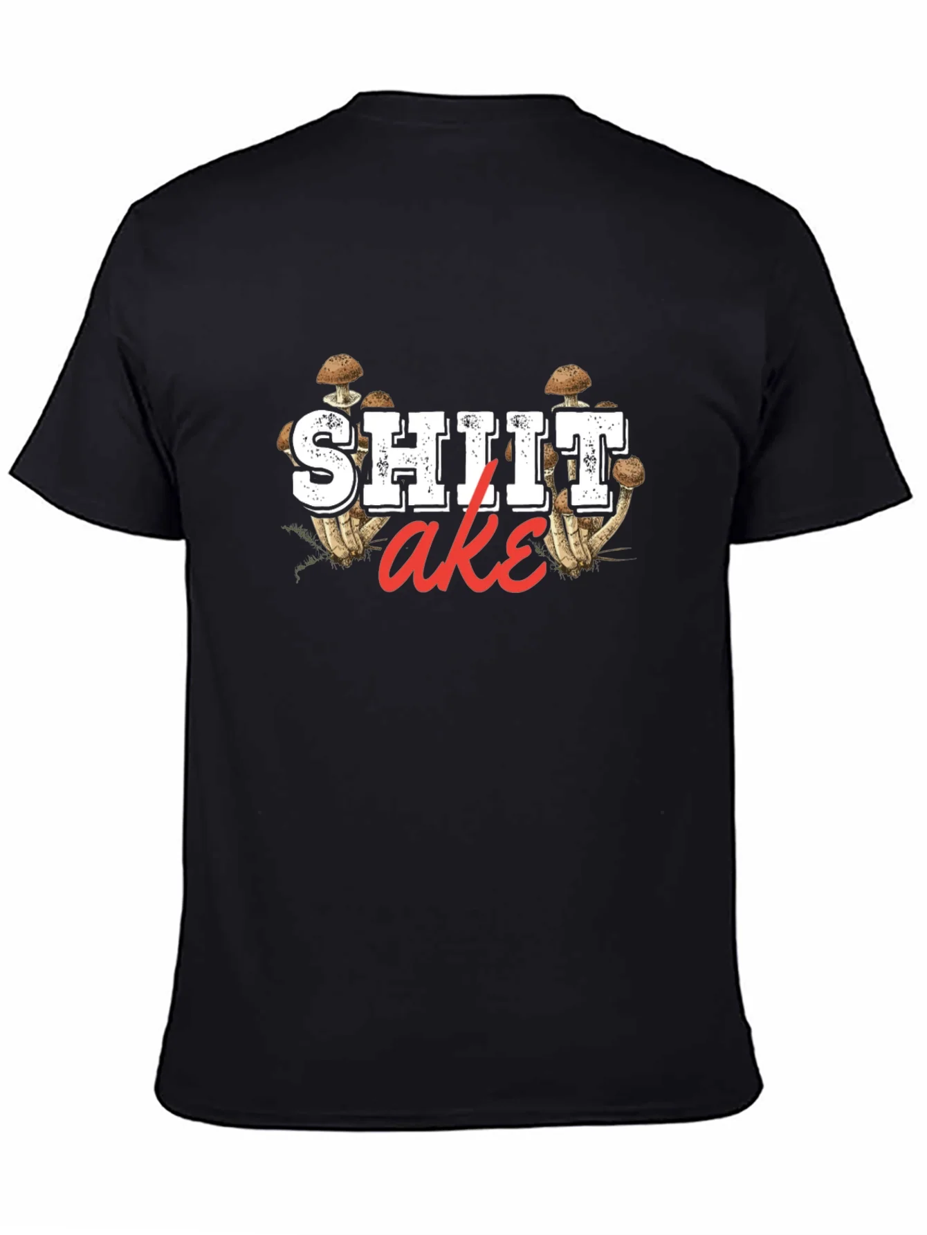 Rebbecca Shitake Mushroom Graphic Print Mens T-Shirt