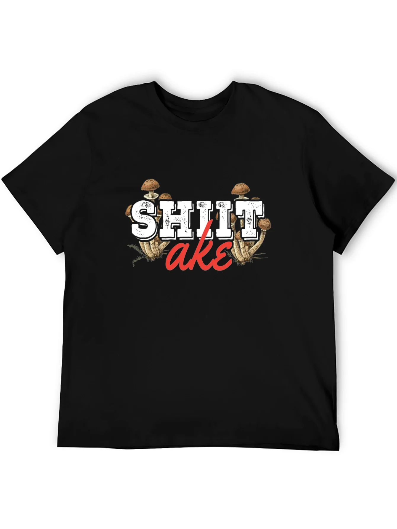 Rebbecca Shitake Mushroom Graphic Print Mens T-Shirt