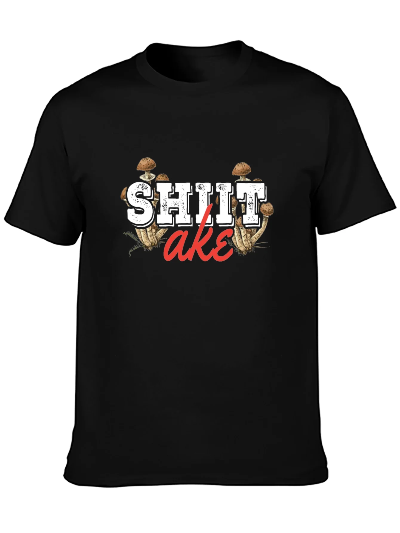 Rebbecca Shitake Mushroom Graphic Print Mens T-Shirt