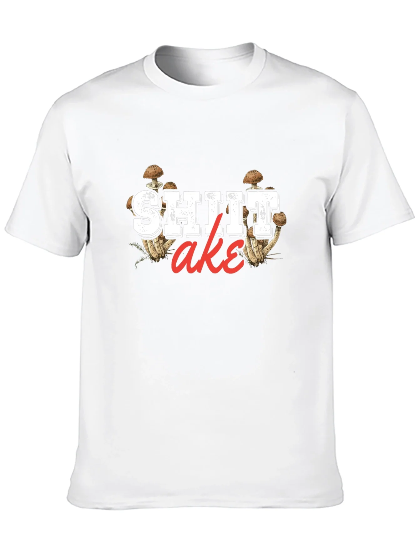 Rebbecca Shitake Mushroom Graphic Print Mens T-Shirt